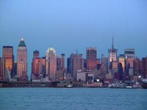New York Skyline Sunset by thenails from flickr
