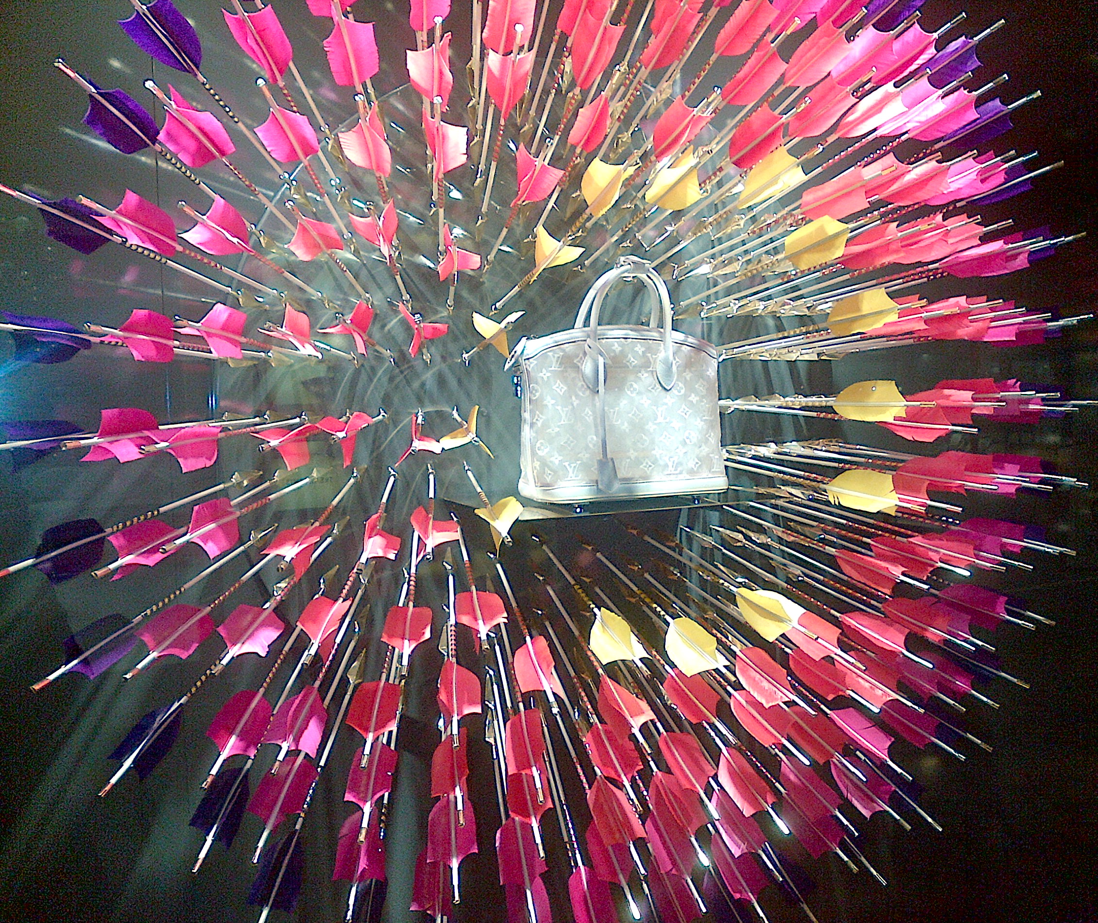 Fashion Update: Colorful Windows at Louis Vuitton&#39;s Copley Place Store | The SavvyBostonian